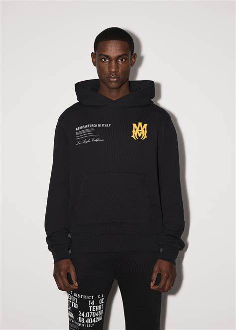 Amiri hot sale black hoodie